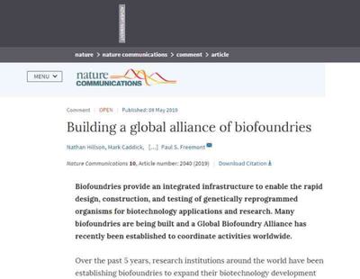 合成生物學(xué) 深圳引領(lǐng)國際協(xié)作，開啟“組裝生命”新紀(jì)元